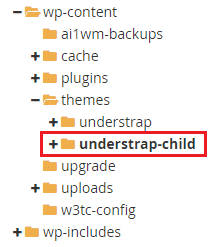 UnderStrap Child Theme Directory