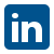 The image features the LinkedIn logo, a blue square with a white "in" icon, symbolizing professional networking and career development.