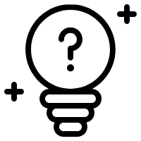 A solid black square.