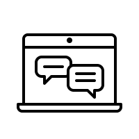 Chatting on a computer